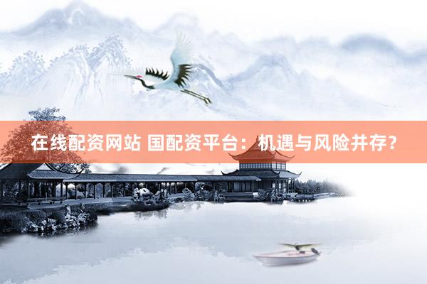 在线配资网站 国配资平台：机遇与风险并存？