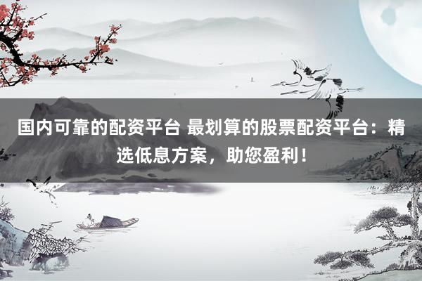 国内可靠的配资平台 最划算的股票配资平台：精选低息方案，助您盈利！