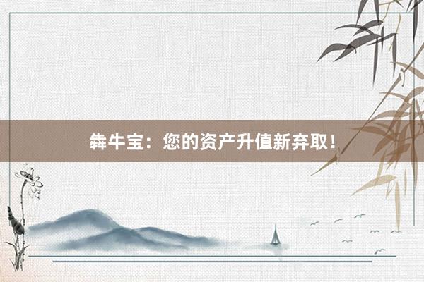 犇牛宝：您的资产升值新弃取！