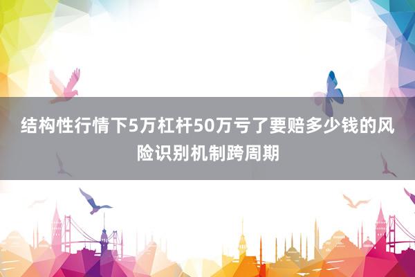 结构性行情下5万杠杆50万亏了要赔多少钱的风险识别机制跨周期