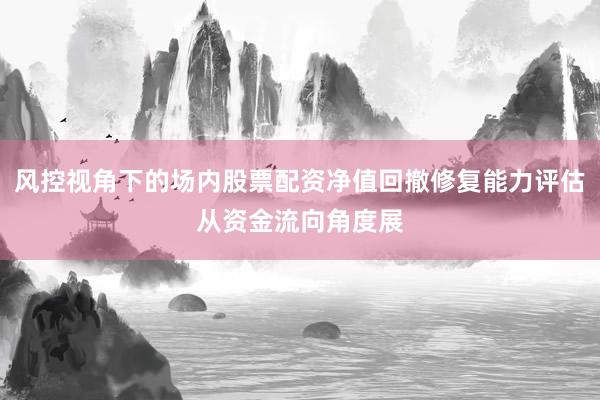 风控视角下的场内股票配资净值回撤修复能力评估从资金流向角度展